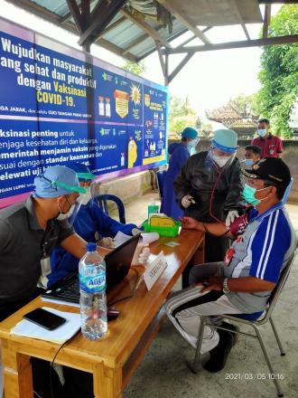 Tahap Vaksinasi Perangkat Desa Rangdu